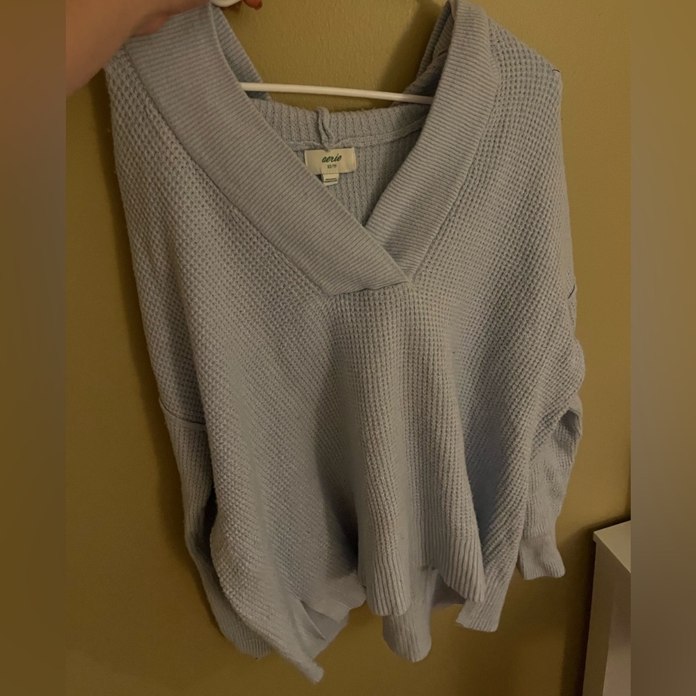 Aerie hooded baggy sweater- not new & worn